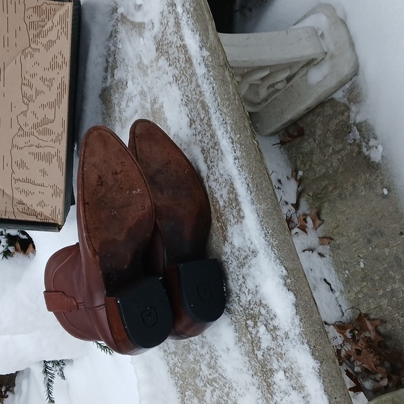 Tecovas The PENNY Brown Leather Cowboy Boots Sz 9.5 - Picture 8 of 16